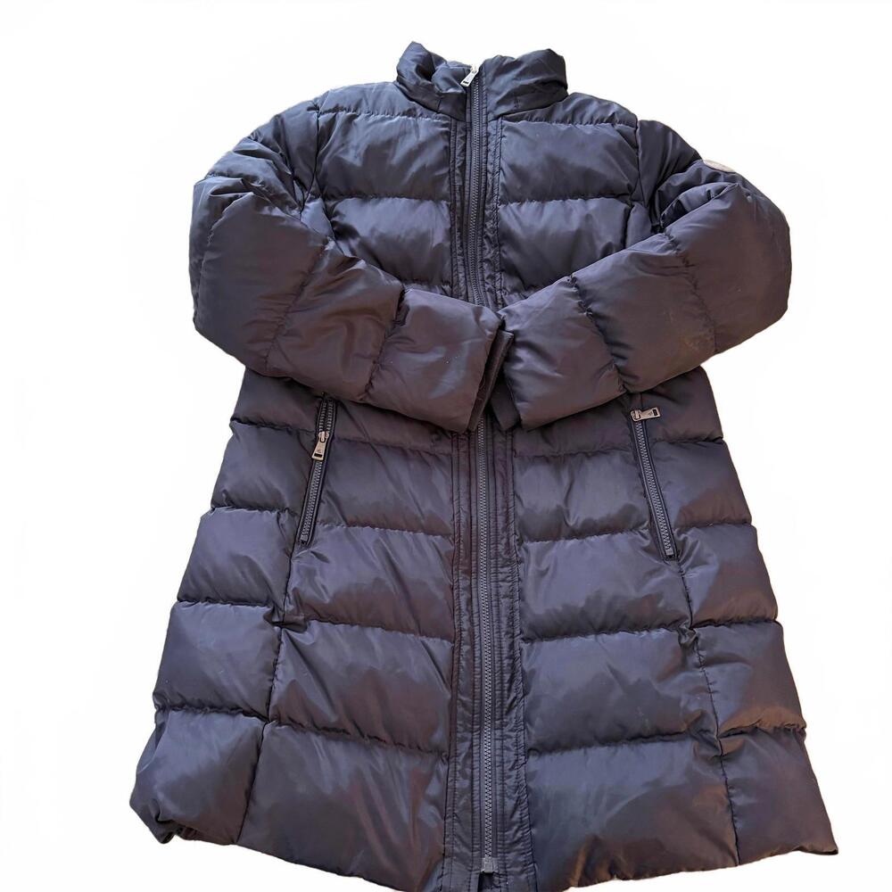 LAUREN RALPH LAUREN‎ Black Long Down Puffer Coat Womens SZ L No Hood. Cabin Core